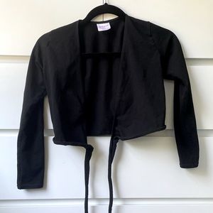 Capezio 3/4 sleeve wrap top